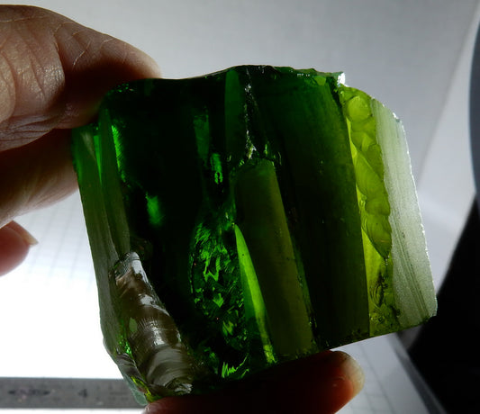 Grass Green Synthetic CZ - 1215ct - Hand Select Gem Rough - prettyrock.com