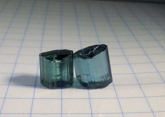 Indicolite Tourmaline - 9.71ct - Hand Select Gem Rough - prettyrock.com