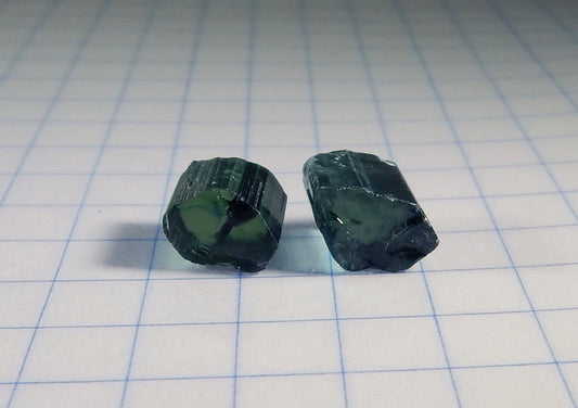 Indicolite Tourmaline - 9.71ct - Hand Select Gem Rough - prettyrock.com