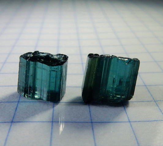 Indicolite Tourmaline - 10.06ct - Hand Select Gem Rough - prettyrock.com