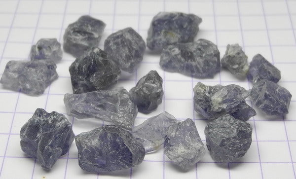 Iolite - 36.5ct - Hand Select Gem Rough - prettyrock.com