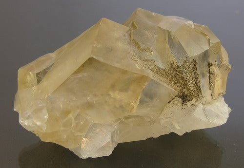 Calcite & Pyrite - Mineral Specimen - prettyrock.com