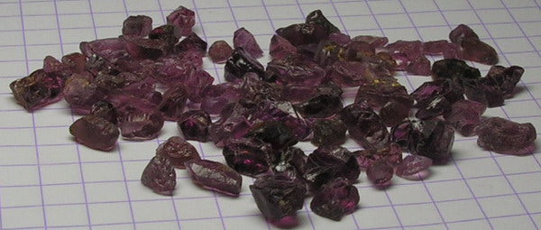 NC Rhodolite Garnet - 57.9ct - Hand Select Gem Rough - prettyrock.com