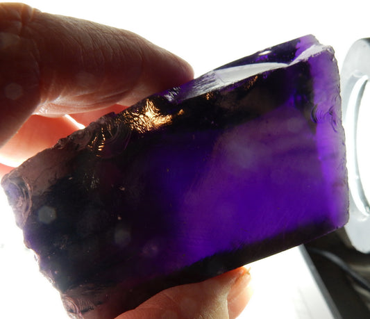Purple Synthetic CZ - 1775ct - Hand Select Gem Rough - prettyrock.com