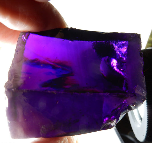 Purple Synthetic CZ - 1445ct - Hand Select Gem Rough - prettyrock.com