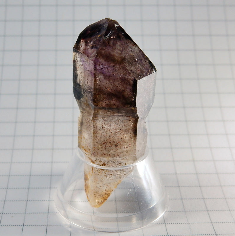 Shangaan Amethyst Smoky Quartz Crystal Scepter Mineral Specimen - 113 ct - prettyrock.com