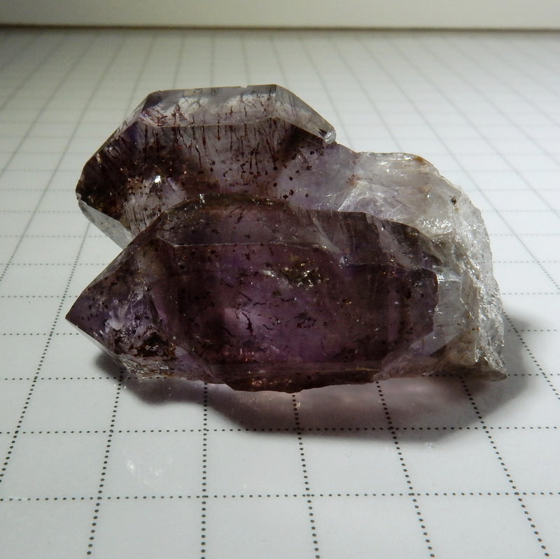 Shangaan Amethyst Smoky Quartz Crystal Mineral Specimen -92.5 ct - prettyrock.com