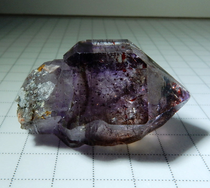 Shangaan Amethyst Smoky Quartz Crystal Mineral Specimen - 63.5 ct - prettyrock.com