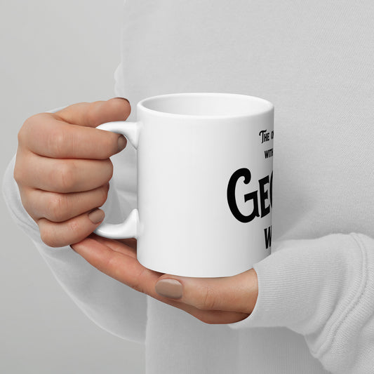 The one with the most Geodes wins White glossy mug - prettyrock.com