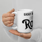 Easily Distracted by Rocks White glossy mug - prettyrock.com
